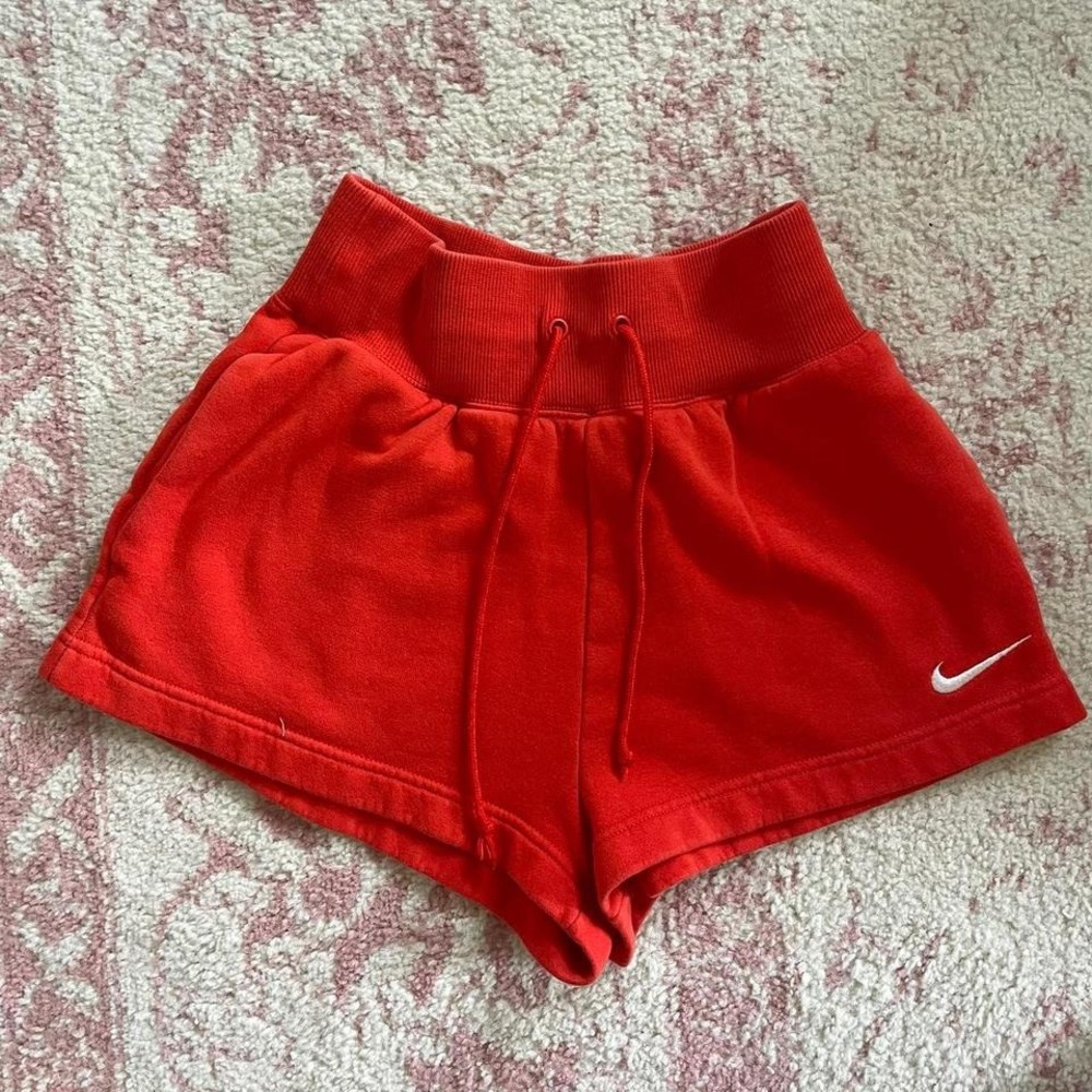 Cute n Sporty Orange Nike Mini Sweat‎ Shorts